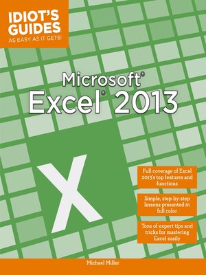 cover image of Microsoft Excel 2013